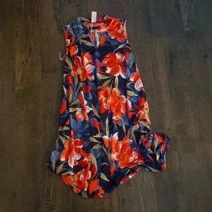 Womens floral swing dress